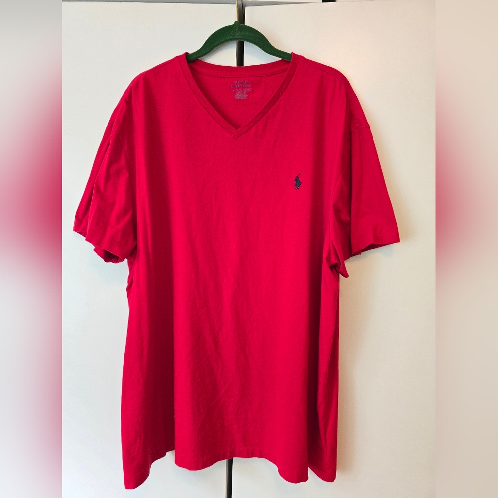 Polo by Ralph Lauren Men's XL Red Short Sleeve Tee
